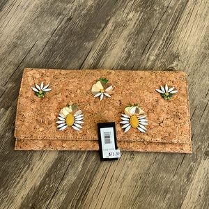 Banana republic straw clutch